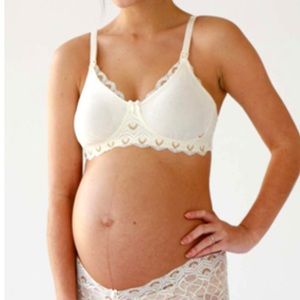 Belabumbum Nursing Bra (L) NWT Pearled Ivory